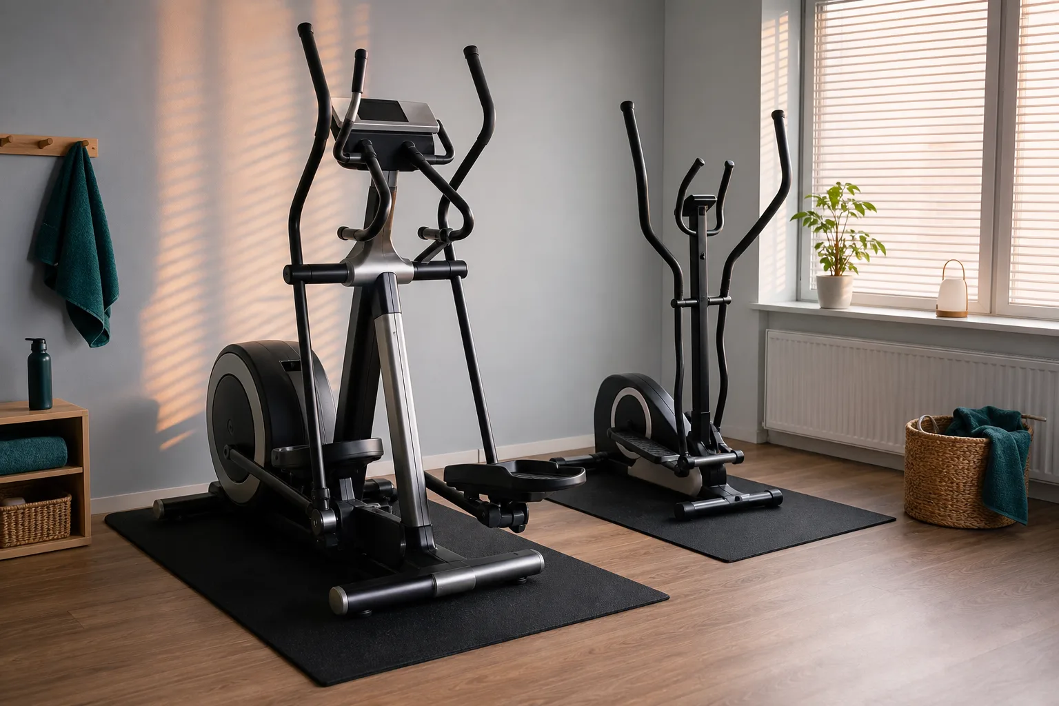 Master Fitness CF40 och Gymstick GX6.0 på olika underlagsmttor